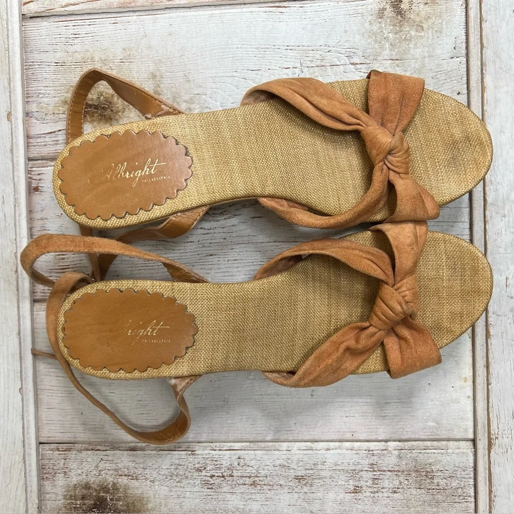 Miss Albright Wood Platform Sandals